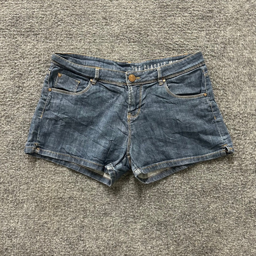 Cotton On Denim Shorts Womens Size 8 Blue Mid Rise Classic Casual Jean Shorts